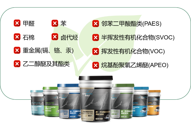 百適涂不含有害物質(zhì) 百適涂不含物質(zhì)示意圖