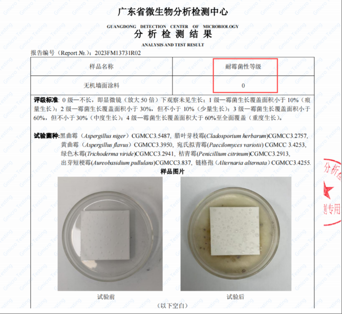 涂料抗菌實(shí)驗(yàn) 抗菌性能測(cè)試效果